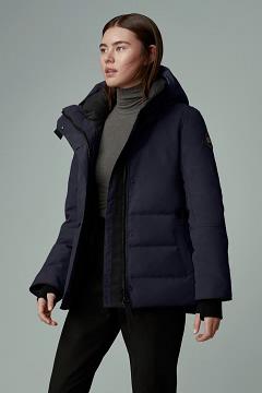 Chamarras Canada Goose Mujer Outlet - Lyndale Abrigos Black Label Azul Marino UZ8927015